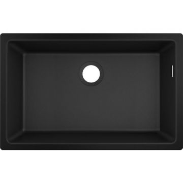 Chiuvetă bucătărie Hansgrohe S510 SilicaTec 660, cu 1 cuvă, graphite black, 43432170