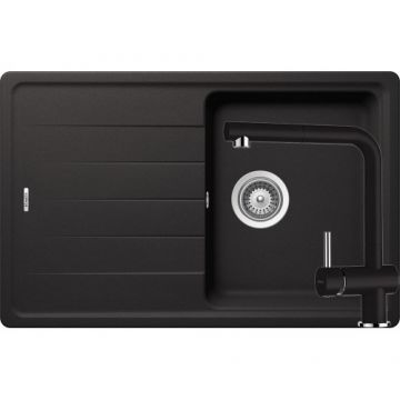 Chiuveta De Bucatarie Granit - Schock ELEMENT D-100S + baterie EPOS Extensibil - Culoare alpina