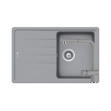Chiuveta De Bucatarie Granit - Schock ELEMENT D-100S + baterie EPOS Extensibil - Culoare croma