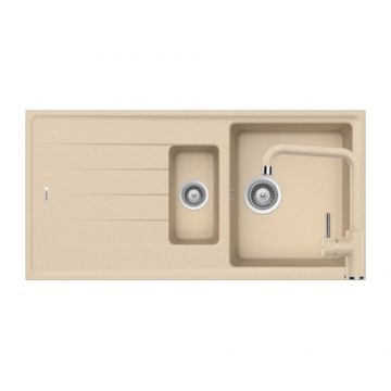Chiuveta De Bucatarie Granit - Schock ELEMENT D-150 + baterie FONOS - Culoare moonstone