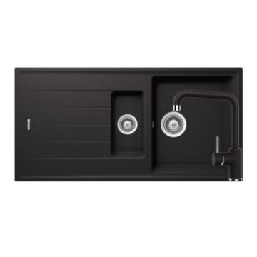 Chiuveta De Bucatarie Granit - Schock ELEMENT D-150 + baterie FONOS - Culoare Nero