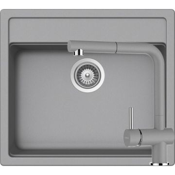 Chiuveta De Bucatarie Granit - Schock NEMO N-100 + baterie EPOS Extensibila - Culoare croma