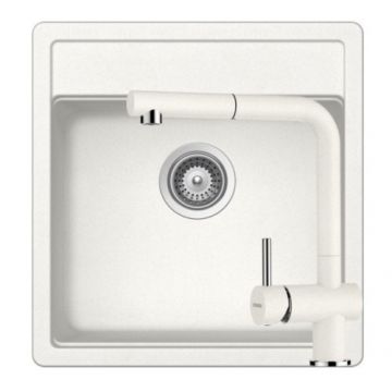 Chiuveta De Bucatarie Granit - Schock NEMO N-100S + baterie EPOS Extensibila - Culoare alpina