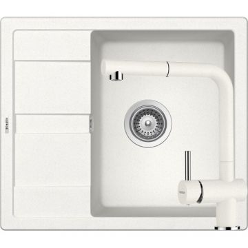 Chiuveta De Bucatarie Granit - Schock RONDA D-100 + baterie EPOS Extensibila - Culoare alpina