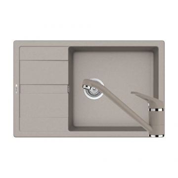 Chiuveta De Bucatarie Granit - Schock RONDA D-100XL + baterie COSMO - Culoare beton