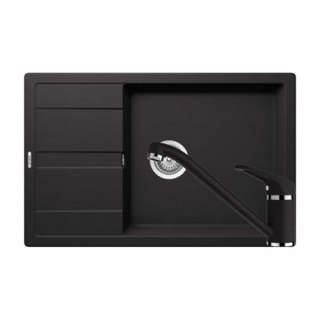 Chiuveta De Bucatarie Granit - Schock RONDA D-100XL + baterie COSMO - Culoare Nero