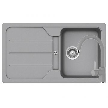 Chiuveta Schock Formhaus D-100 + baterie Plutos - Culoare croma