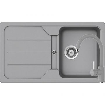 Chiuveta Schock FORMHAUS D-100 + baterie PLUTOS - Culoare croma
