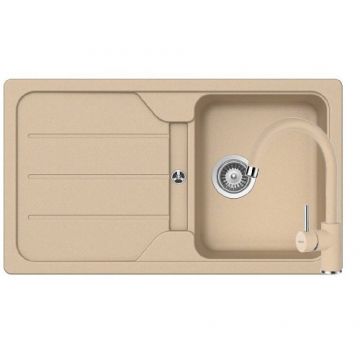 Chiuveta Schock Formhaus D-100 + baterie Plutos - Culoare moonstone