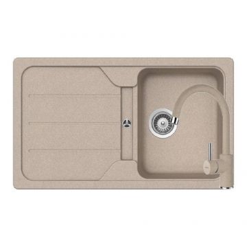 Chiuveta Schock Formhaus D-100 + baterie Plutos - Culoare Sabbia