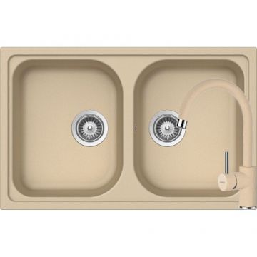 Chiuveta Schock VIOLA N-200S + BATERIE PLUTOS - Culoare moonstone