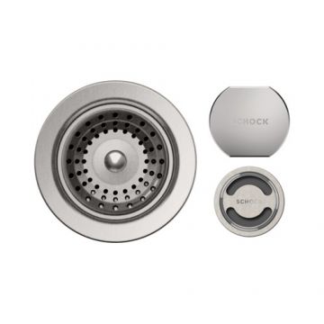 Kit de scurgere automata chiuveta Schock, inox periat
