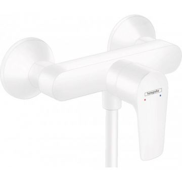 Baterie dus Hansgrohe Talis E, alb mat - Culoare Alb pal