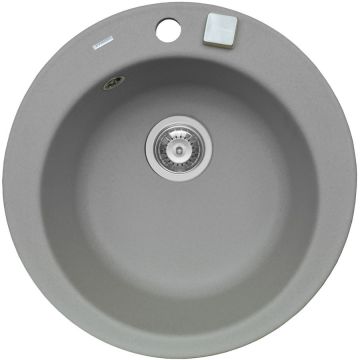 Chiuveta bucatarie ALYA 1B Ø49 Grey