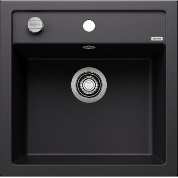 Chiuveta bucatarie Blanco Dalago 5  515x510mm  ventil automat  Silgranit negru