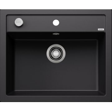 Chiuveta bucatarie Blanco Dalago 6  615x510mm  ventil automat  Silgranit negru