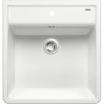 Chiuveta bucatarie Blanco Panor 60  600x630mm  ceramica alb cristal
