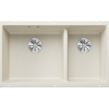 Chiuveta bucatarie Blanco Subline 430/270-U  755x460mm  montare sub blat  Silgranit alb antic