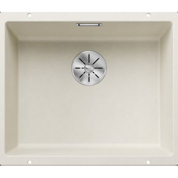 Chiuveta bucatarie Blanco Subline 500-U  530x460mm  montare sub blat  Silgranit alb antic