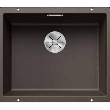Chiuveta bucatarie Blanco Subline 500-U  530x460mm  montare sub blat  Silgranit maro cafea