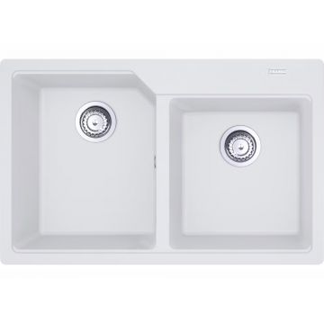Chiuveta bucatarie Franke Urban UBG 620-36-33  doua cuve  780x500mm  fragranite Bianco