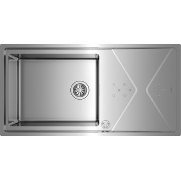 Chiuveta bucatarie Teka Brooklyn 60 M-XP 1B1D Plus  984 x 504mm  inox