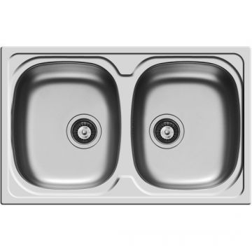 Chiuveta de bucatarie Inox SPARTA 79x50 2B SM