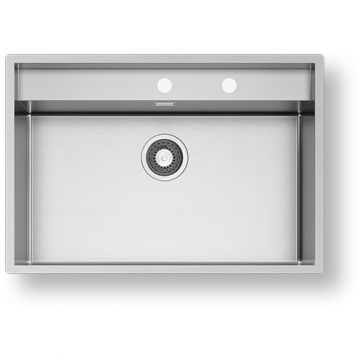 Chiuveta de Bucatarie KRYPTO 74x51 1B Inox Argintiu