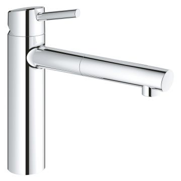 Baterie bucatarie Grohe Concetto cu dus extractibil  crom