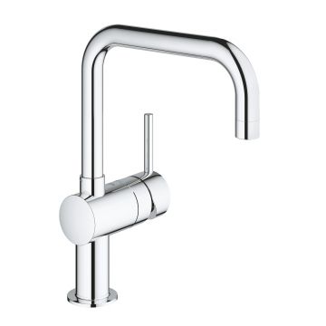 Baterie bucatarie Grohe Minta  pipa U  crom