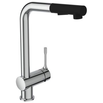 Baterie bucatarie Ideal Standard Ceralook BlueStart cu dus extractibil  Silver Storm EXPUS