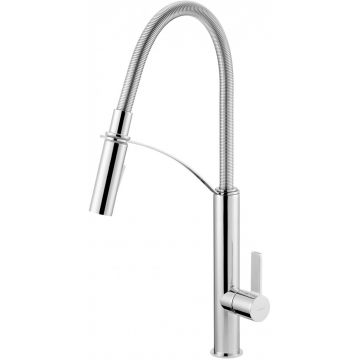 Baterie pentru bucătărie, cu pipă extractibilă, Gerbera, BGB_072M