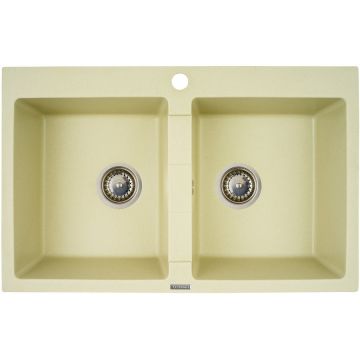 Chiuveta bucatarie SPARTA 78x50 2B Wanilia