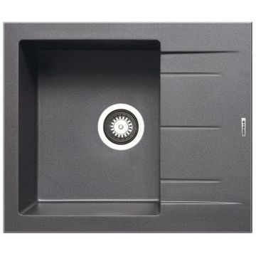 Chiuveta de bucatarie Granit ALAZIA Iron Grey 590mm x 500mm