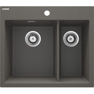 Chiuvetă din granit, 1,5-cuve, Eridan, ZQE_T503