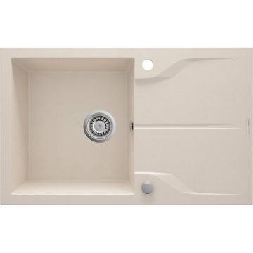 Chiuvetă din granit, 1-cuvă cu picurător, Andante, ZQN_5113