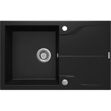 Chiuvetă din granit, 1-cuvă cu picurător, Andante, ZQN_N113