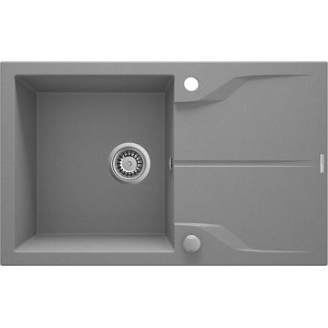 Chiuvetă din granit, 1-cuvă cu picurător, Andante, ZQN_S113