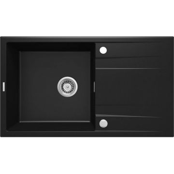 Chiuvetă din granit, 1-cuvă cu picurător, Eridan, ZQE_N113