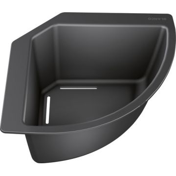 Cos de colt pentru chiuveta Blanco 215x215mm  negru