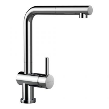 Baterie bucatarie Schock Epos Window cu cap extractibil - Culoare inox periat