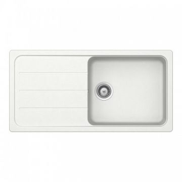 Chiuveta bucatarie Schock FORMHAUS D-100L + cos scurgere ajustabil cadou - Culoare alpina