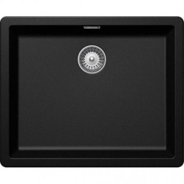 Chiuveta bucatarie Schock Greenwich N-100L + cos scurgere ajustabil cadou - Culoare magma