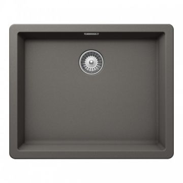 Chiuveta bucatarie Schock Greenwich N-100L + cos scurgere ajustabil cadou - Culoare silverstone