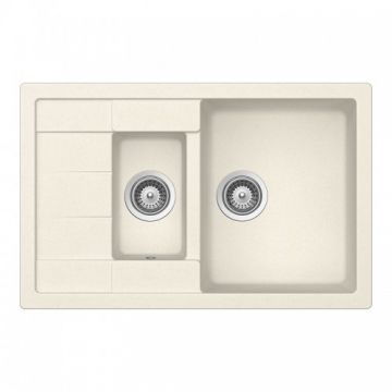 Chiuveta bucatarie Schock Manhattan D-150S + cos scurgere ajustabil cadou - Dimensiune 780x500 mm