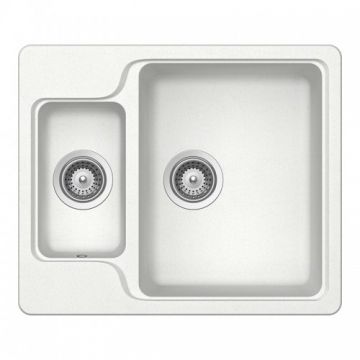 Chiuveta bucatarie Schock Manhattan N-150 + cos scurgere ajustabil cadou - Culoare alpina