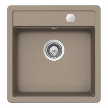 Chiuveta bucatarie Schock Mono N-100S + cos scurgere ajustabil cadou - Dimensiune 490x510 mm