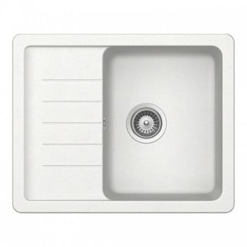 Chiuveta bucatarie Schock Pinedo D-100XS + cos scurgere ajustabil cadou - Culoare alpina