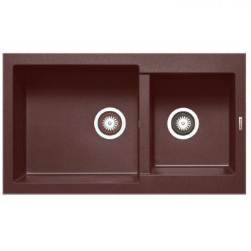 Chiuveta de bucatarie Granit Alazia 86x50 1 3/4B Chocolate