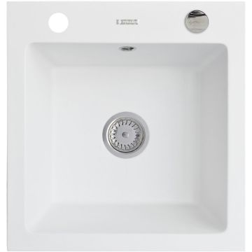 Chiuveta de bucatarie Granit CALEA 1B 48x50.5 Snow